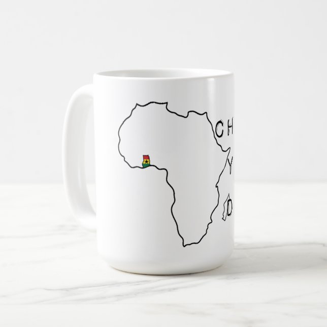 Chale you dey coffee mug (Front Left)