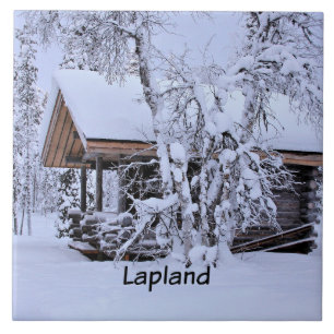 Chalet in Lapland Ceramic Tile