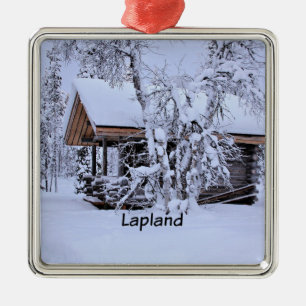Chalet in Lapland Metal Ornament