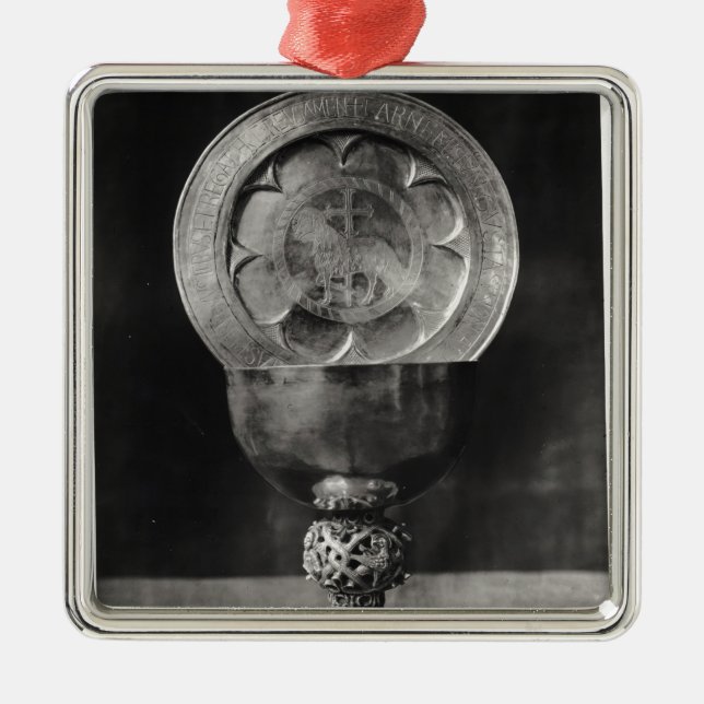 Chalice and Eucharist Plate Metal Tree Decoration (Front)