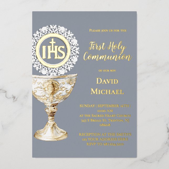 Chalice Host First Communion (Front)