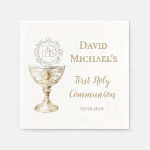 Chalice Host First Holy Communion Napkin