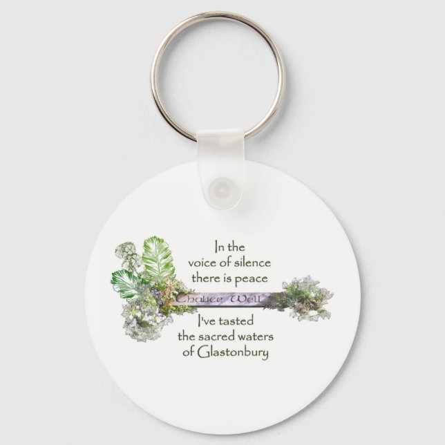Chalice Well Garden Key Ring (Front)