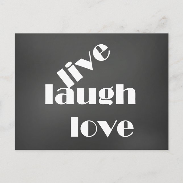 Chalk Board Postcard (Front)