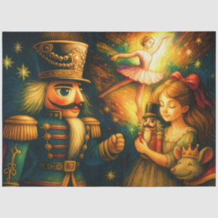 Chalk Drawing Cute Nutcracker Ballet Christmas Tissue Paper