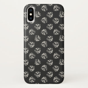 Chalk Drawn Sailboat Pattern iPhone X Case