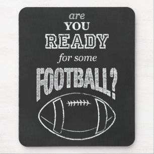 chalk football mouse pad