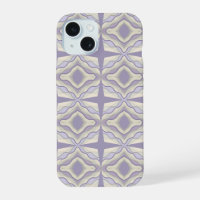 Chalk Grey Lavender Octagon Star Geometric Design