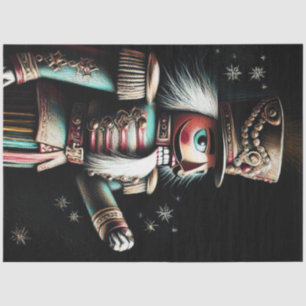 Chalk Illustrated Christmas Nutcracker Tissue Paper