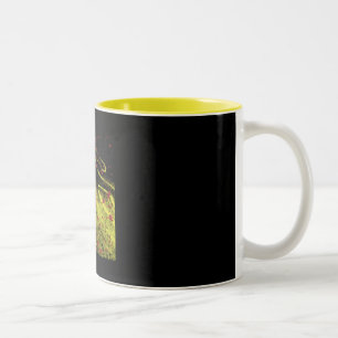 Chalk Outline Two-Tone Coffee Mug