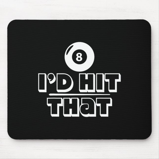 Chalk Rack Cue Bar Stick Players Table Billiards P Mouse Pad (Front)