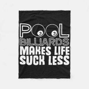 Chalk Rack Eight-ball Bar Table Billiards Snooker Fleece Blanket