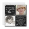 Chalkboard 70th Birthday Square Photo Invitation