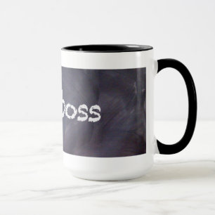 Chalkboard and Chalk Boss Coffee Mug