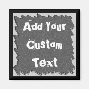 Chalkboard And Wild Border Cut Out Cool Magnet