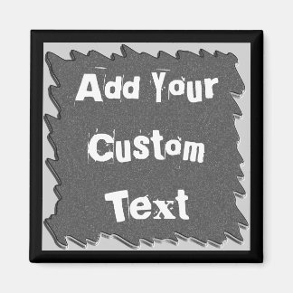 Chalkboard And Wild Border Cut Out Cool Magnet