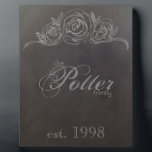 Chalkboard Anniversary Plaque<br><div class="desc">Customise this plaque with your family's "established date." A perfect gift for newlyweds! A beautiful and classic decor.</div>