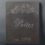 Chalkboard Anniversary Plaque<br><div class="desc">Customise this plaque with your family's "established date." A perfect gift for newlyweds! A beautiful and classic decor.</div>