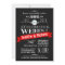 Chalkboard Art Deco Wedding Invitations