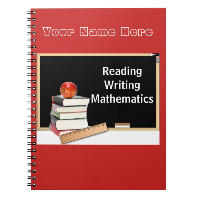 Chalkboard Back To School Notebook (Front)