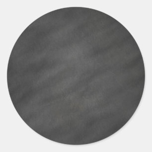 Chalkboard Background Grey Black Chalk Board Blank Classic Round Sticker