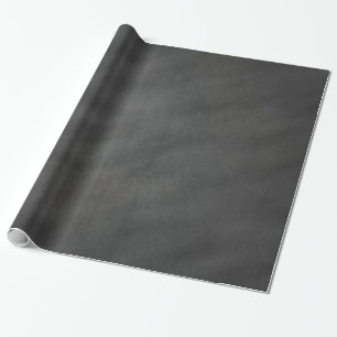 Chalkboard Background Grey Black Chalk Board Wrapping Paper