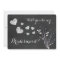 Chalkboard Beaded Floral Will You Be My Bridesmaid