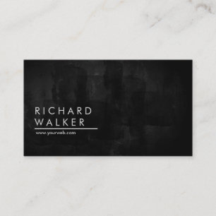 Chalkboard Black board Professional Modern Elegant Business Card