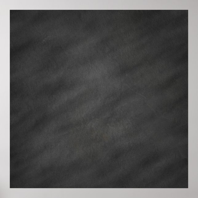 Chalkboard Blackboard Background Retro Style Poster (Front)