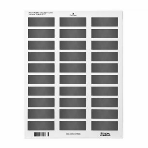 Chalkboard Blank Custom Return Address Label