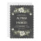 Chalkboard Blooms Wedding Invitations