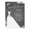 Chalkboard Bridal Shower Invitations with Dress
