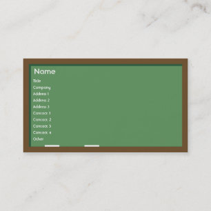 Chalkboard - Business Card