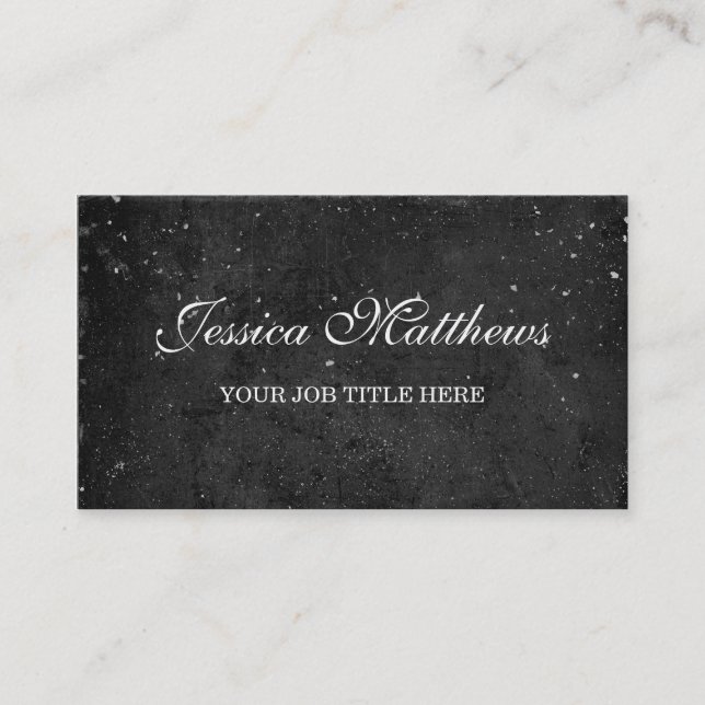 Chalkboard Business Card - Personalise (Front)