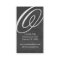Chalkboard business card template Monogram