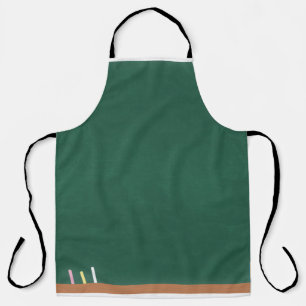 Chalkboard chalk eraser classroom apron
