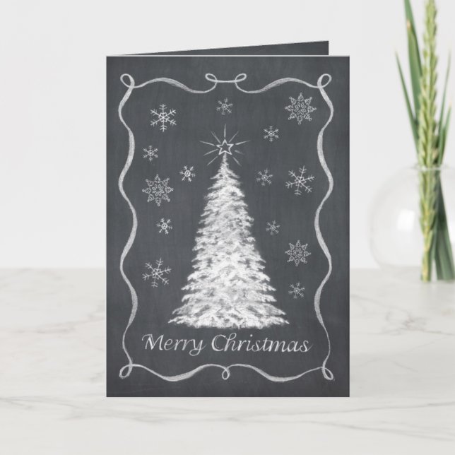 Chalkboard Christmas Card (Front)