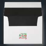 Chalkboard Christmas Envelope<br><div class="desc">Chalkboard Christmas Envelope tis the Season to be Jolly</div>