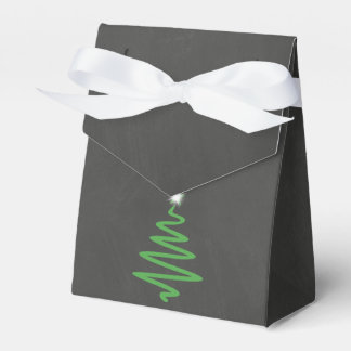 Chalkboard Christmas Favour Box Bag