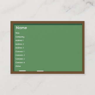 Chalkboard - Chubby Business Card