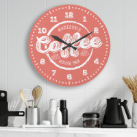 Chalkboard Coffee House Bar Monogram Custom Colour