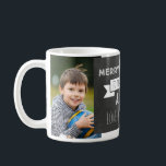 Chalkboard Custom Photo Best Aunt Christmas Mug<br><div class="desc">Customisable photo collage template merry christmas world's best aunt mug in rustic country chalkboard pattern with vintage details and hand lettered style text. A great personalised photo gift for aunts.</div>