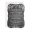 Chalkboard Die Cut Vintage Typography Invite