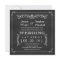 Chalkboard Fancy Square Wedding Invitations