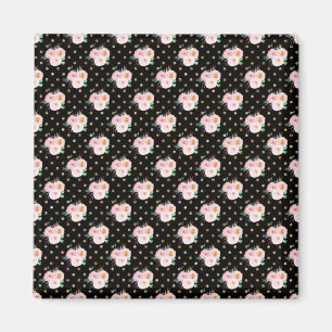 Chalkboard Floral Magnet