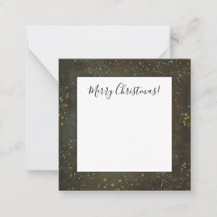 Chalkboard Gold Silver Stars Constellation Sky Card