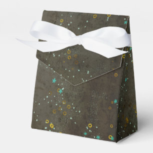 Chalkboard Gold Silver Stars Constellation Sky Favour Box