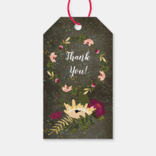 Chalkboard Gold Silver Stars Constellation Sky Gift Tags