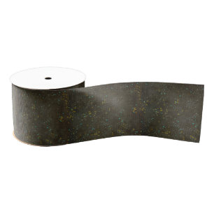 Chalkboard Gold Silver Stars Constellation Sky Grosgrain Ribbon