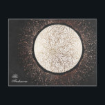 Chalkboard Gold Star Christmas Holiday Postcard<br><div class="desc">Beautiful hand drawn Gold Sparkle Star on chalkboard slate background Christmas Holiday  -  personalise your text</div>